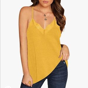 Lace Trim - V-Neck - Camisole